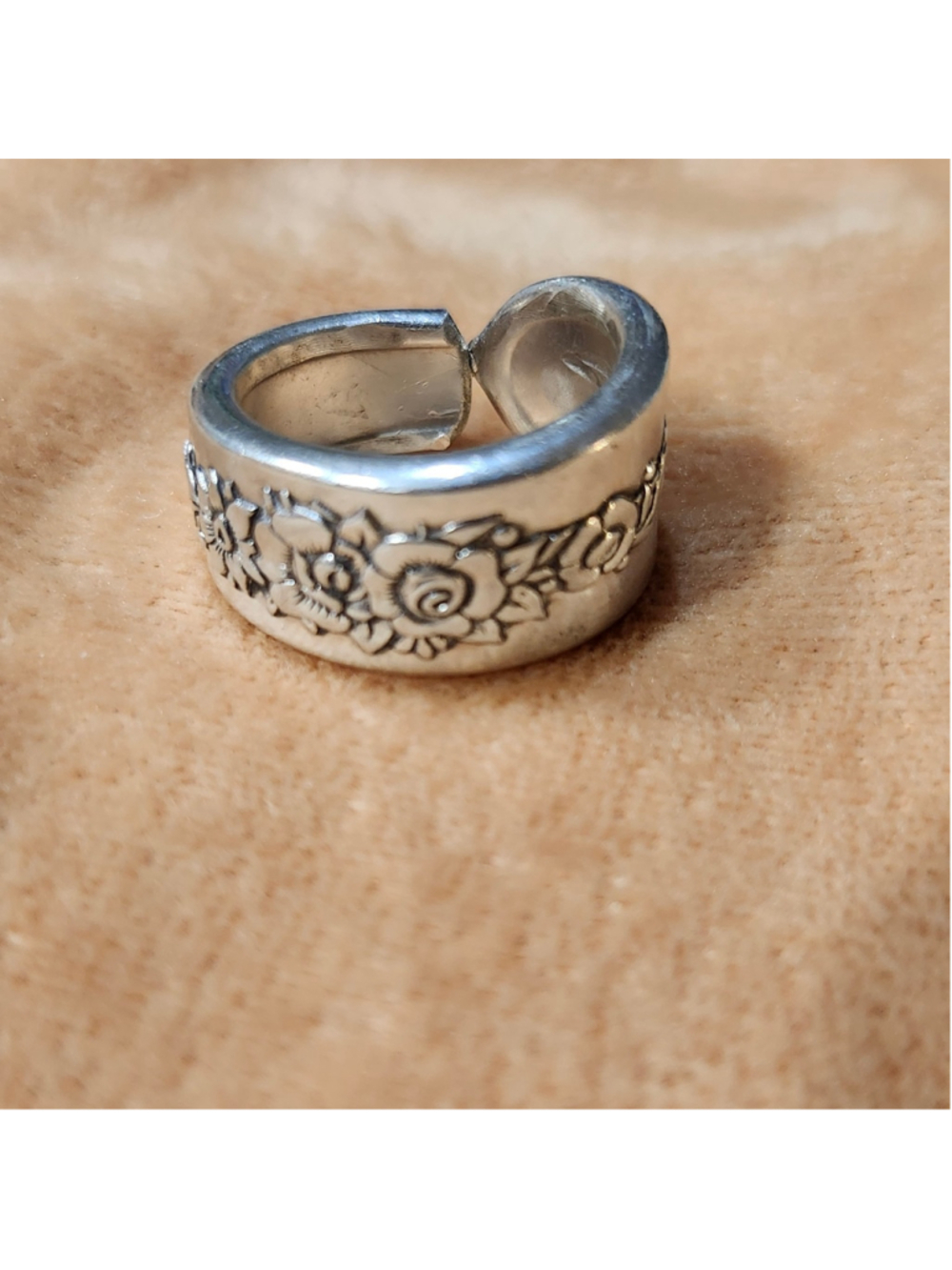 Silverwear Ring Size 8 ONEIDA silverplate ROYAL ROSE